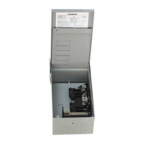 Siemens Load Center, W0, 4 Spaces, 125A, Main Lug, 1 Phase W0408ML1125U - main